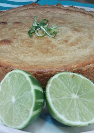 Una foto de Key lime pie