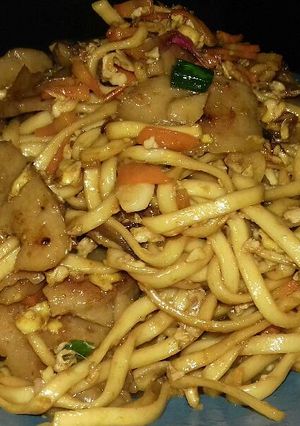 Foto resep Mie goreng bakso