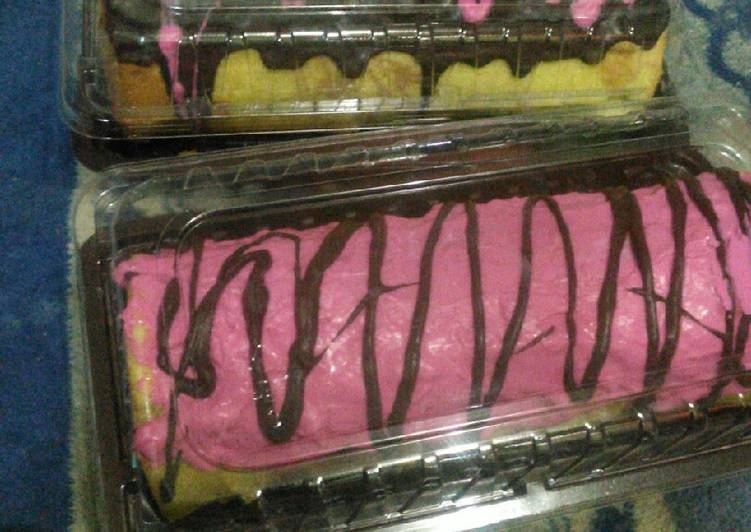 Bolu gulung coklat ala"