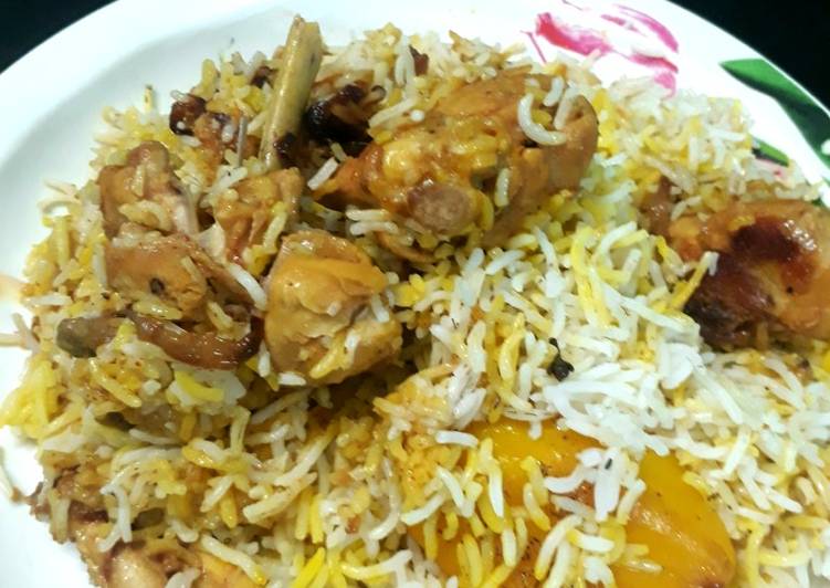 Recipe of Speedy Chicken Biryani(kolkata wedding style)