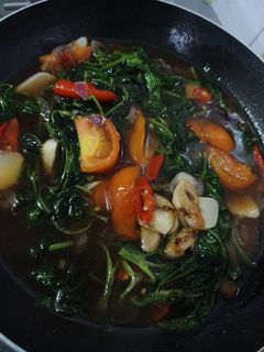 Foto resep Tumis kangkung saori