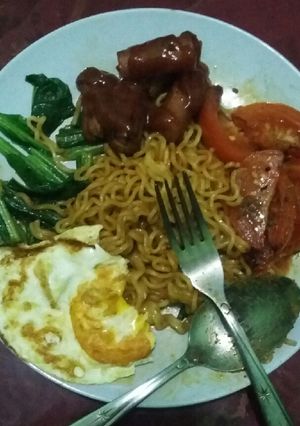 Foto resep Mie goreng tengah malam