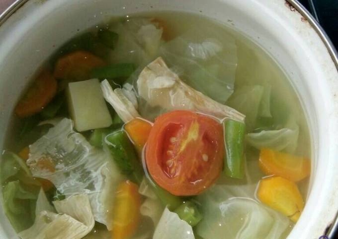 Resep Sayur Sop Kembang Tahu, Laziss