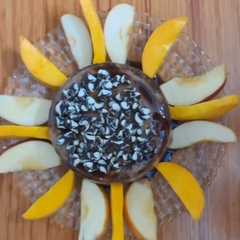 Una foto de Healthy chocolate ice-cream