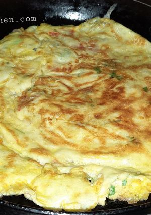 A picture of Egg omelette Recipe.