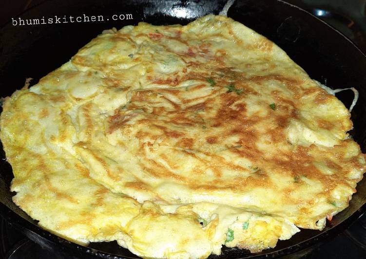 Steps to Prepare Favorite Egg omelette Recipe