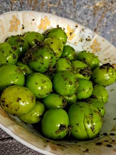 عکسی از دستور هلی کتنی(آلوچه شکسته)