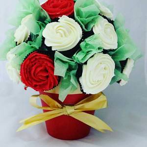 Bouquet de cupcakes/ Receta para el día de la madre