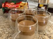 A picture of coffee milk pudding