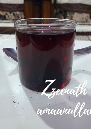 A picture of Hibiscus Tea.