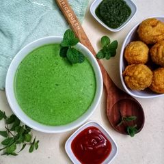 A picture of Spinach and Mint Soup.