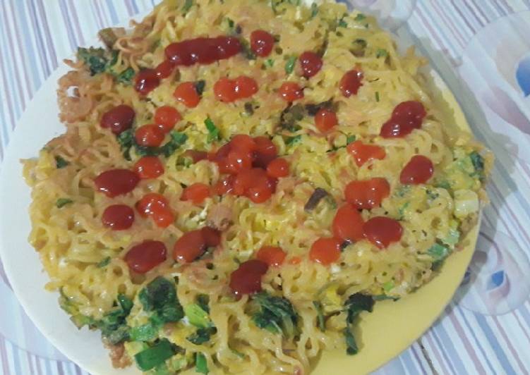 Resep Omelet mie yang Menggugah Selera