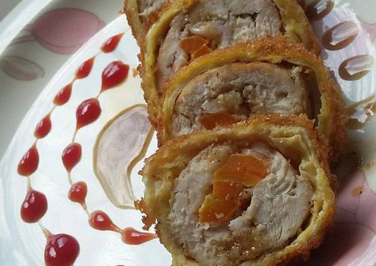 Chicken shrimp roll / rolade ayam