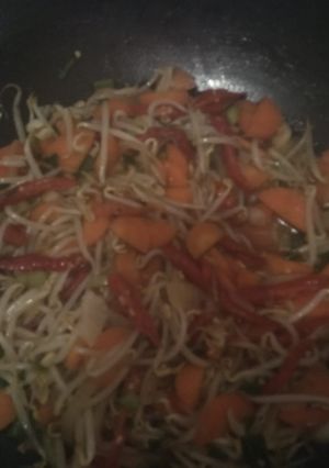 Foto resep Tumis oseng-oseng wortel tauge