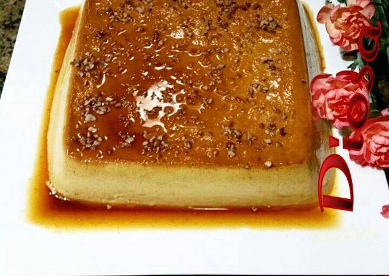 Romope and Peanut Nugget Flan.