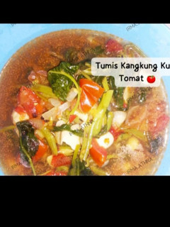 Foto resep Tumis Kangkung Kuah Tomat 🍅