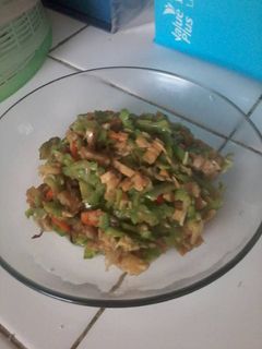 Foto resep Tumis pare tempe rebon 