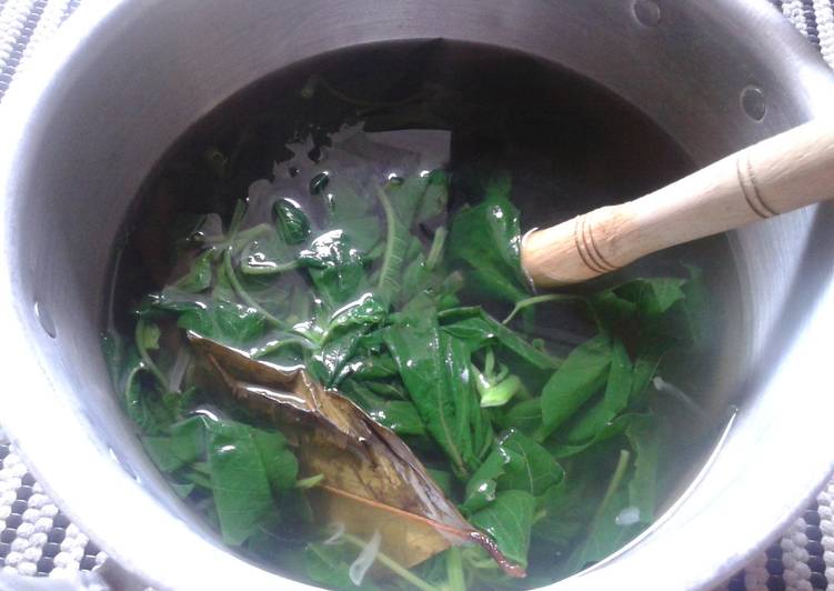 Sayur Bening Bayam ala Anak Kos! Super Simple