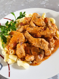 Stroganoff sertésszűz tokány, ahogy én készítem recept fotója