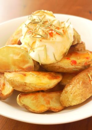 Foto di Patate novelle al forno con Thai Sweet Chili e panna acida