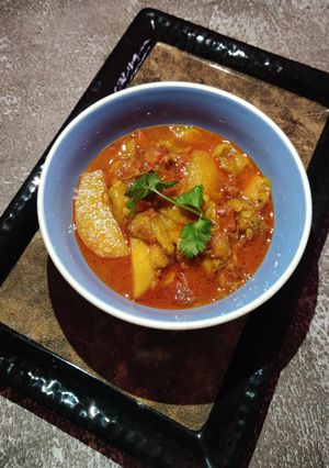 A picture of MASALEDAR NENUA ALOO ki SABZI...