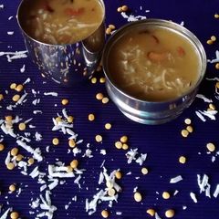 A picture of Channa dal(Bengal gram) payasam.