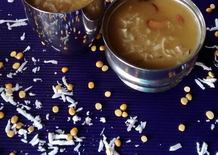 Recipe of Perfect Channa dal(Bengal gram) payasam