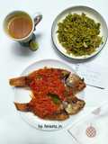 Set Menu Sederhana: Nila Sambalado Padang, Tumis Bunga Pepaya dan Wedang Kunyit Jeniper