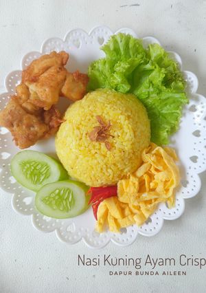 Foto resep Nasi Kuning Ayam Crispy