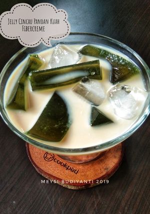 Foto resep Jelly Cincau Pandan Fibercreme