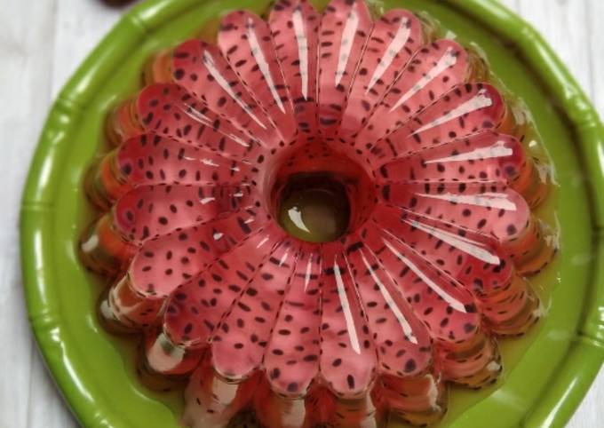 Resep Puding selasih kelapa kw😋 yang Lezat Sekali