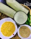 Sữa hạt đậu xanh mè rang cực chuẩn thơm cho bé & ăn chay