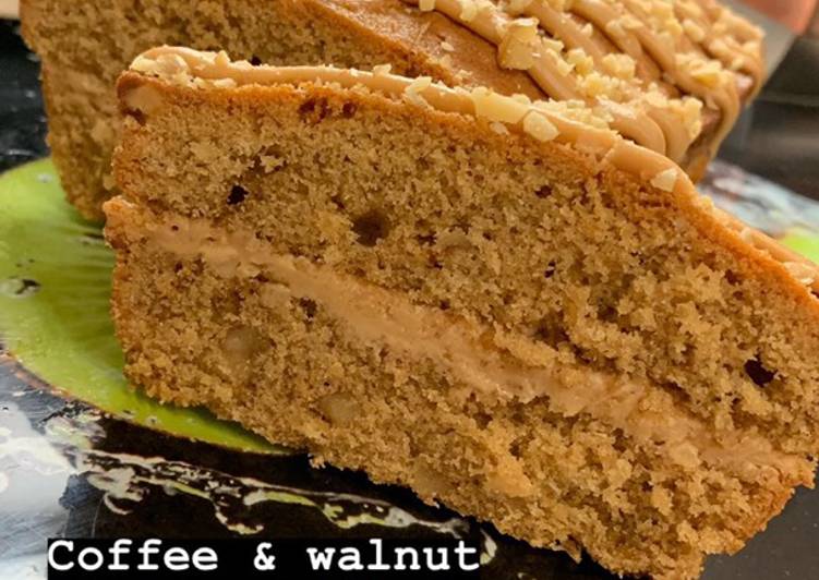 Recipe of Quick Amy’s Coffee &amp; Walnut Cake