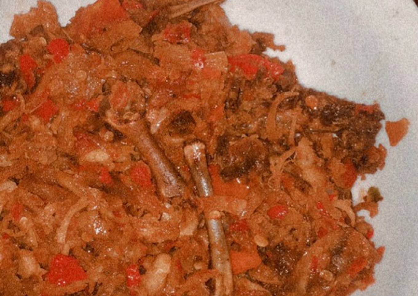 Ayam suir balado