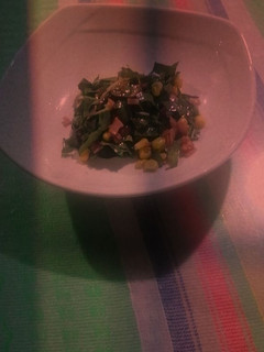 Una foto de Ensalada de espinacas
