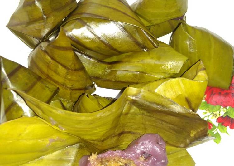 macam bikin Kue bugis ubi ungu yang sedap