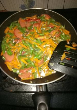 Foto resep Cah buncis wortel
