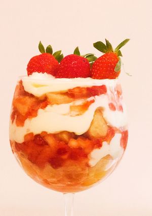 Eper tiramisù limoncello (citromlikőr) krémmel 🇮🇹Tiramisù alle fragole con crema di limoncello recept fotója