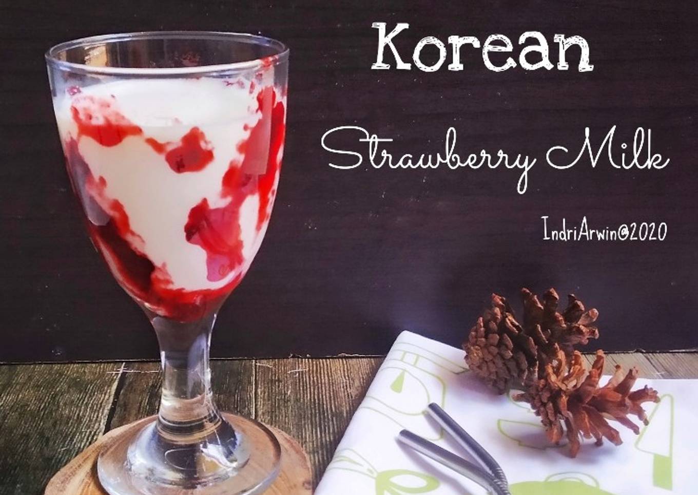 Korean Strawberry Milk