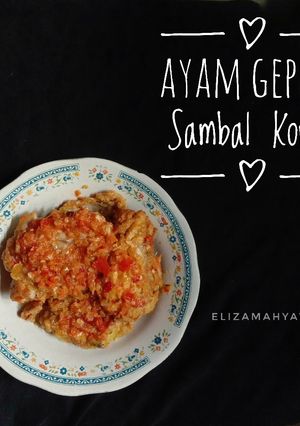 Foto resep Ayam geprek sambel korek