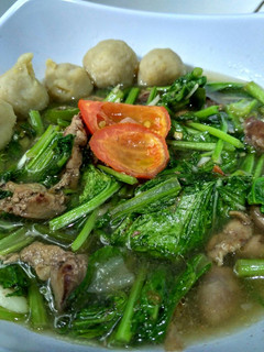 Foto resep Sawi tumis kuah hati