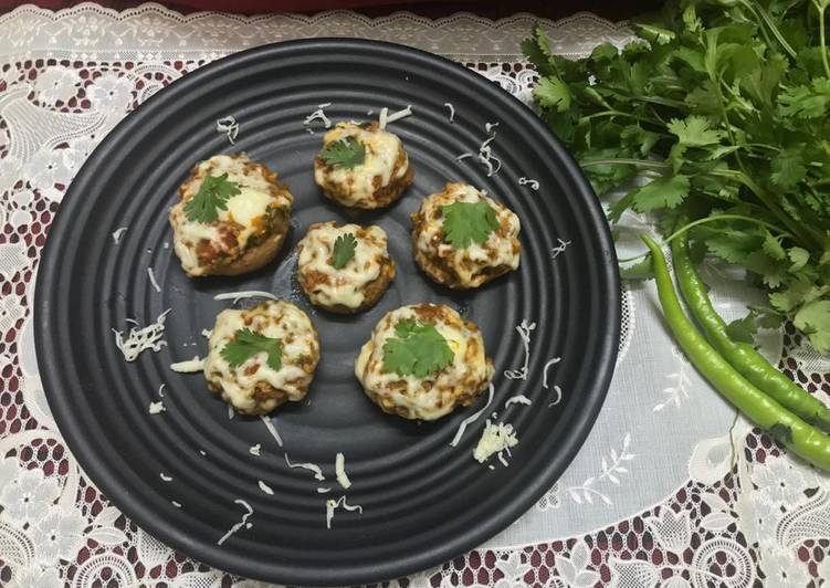 Cheesy stuffed Mushroom