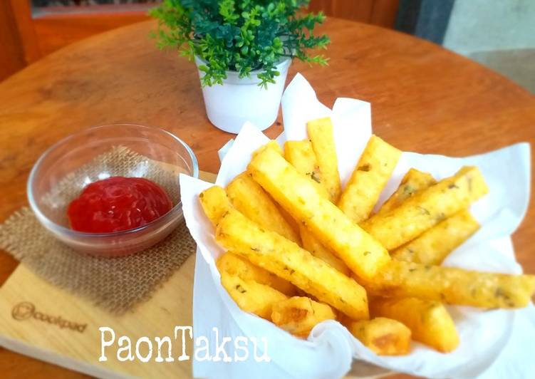 Bagaimana Membuat Potato Cheese Stick (bikinnya sambil merem😴), Enak