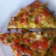 A picture of Spicy bread omelette.