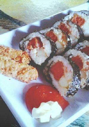 Foto resep Ebi sushi