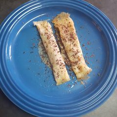 A picture of Gluten free pancakes (Crepes).
