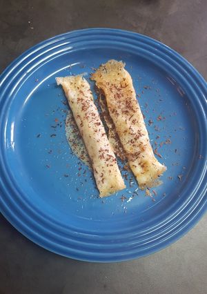A picture of Gluten free pancakes (Crepes).