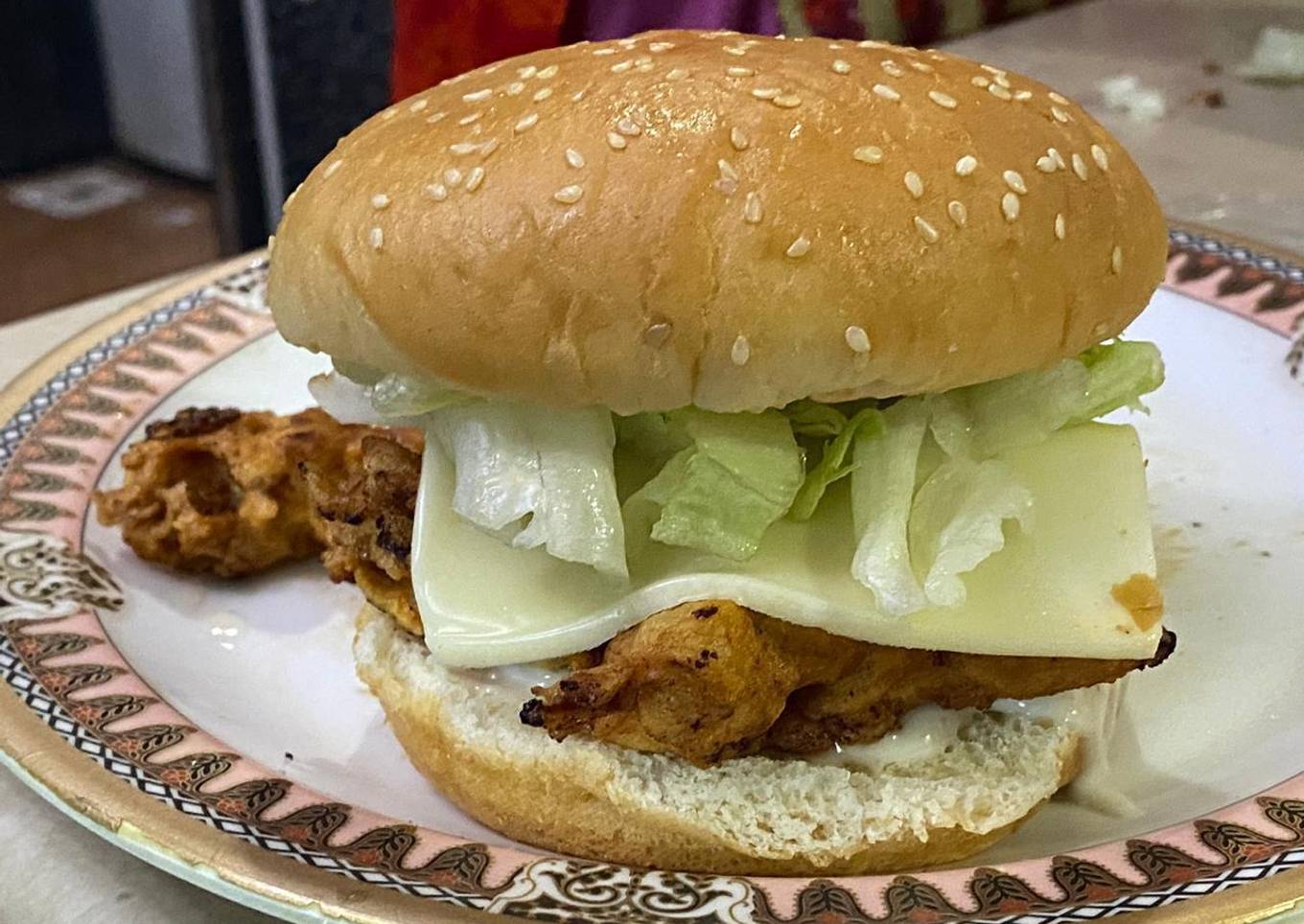 Zinger burger