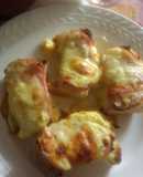 Mini croque mesie como entrada