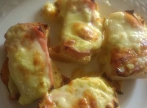 Una foto de Mini croque mesie como entrada